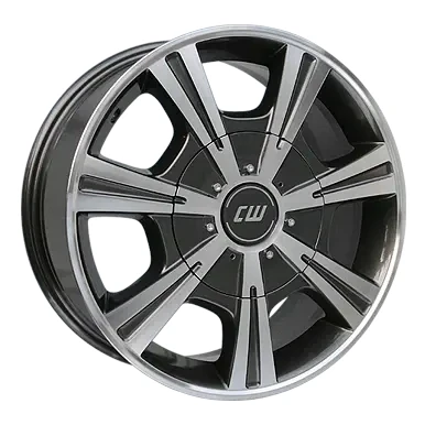 Abbildung von BORBET 5 loch 17Zoll 160mm Alufelge CH Antraciet Dunkel / Poliert 495788 Felge