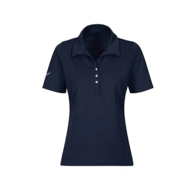 Abbildung von Trigema Damen 537611 Poloshirt, Blau (Navy 046), XX Large