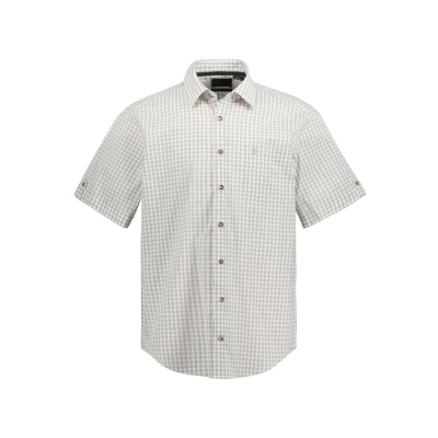 Abbildung von JP 1880 Herren Karohemd Hemd 1/1, Kiesel, 6XL EU