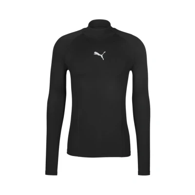 Abbildung von Puma LONG Sleeve Langarmshirt, Herren, Größe: Large, Black