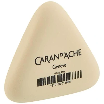 Abbildung von Caran d&#039;Ache Radiergummi Dreieckig Beige ohne Weichmacher, Größe: ca. 2,5cm, 6707.350, 149.310