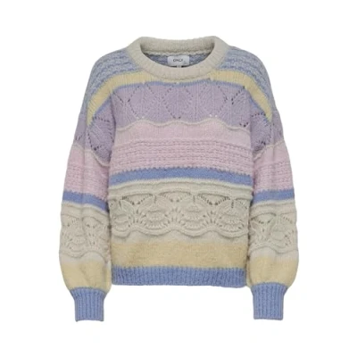 Abbildung von ONLY Pullover Damen, Birch/Stripes:Strawberry Moon, S