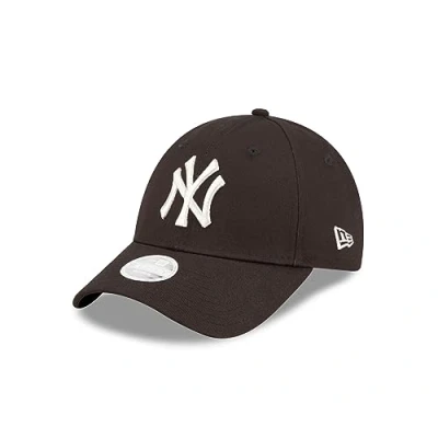 Abbildung von New Era York Yankees MLB Damenkappe 9Forty Basecap Strapback Teamlogo NY Frau Mädchen schwarz One Size