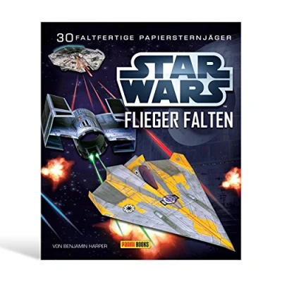 Abbildung von STAR WARS Flieger falten: 30 faltfertige Papiersternjäger: Falte Papier Sternenjäger