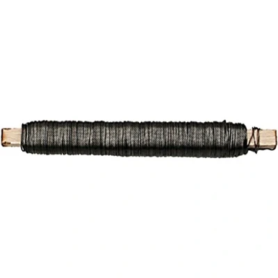 Abbildung von Blumendraht, Stärke 0,5 mm, schwarz, 50m
