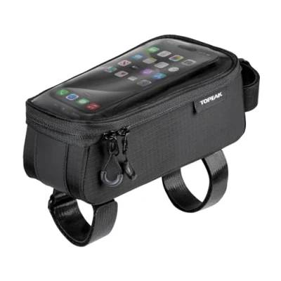Abbildung von Topeak Unisex Erwachsene Horizontale Rohrtasche (Oben) Bento Pack (0,85 L) Schwarz Mit Klettbändern Tasche zum Rahmen, Einheitsgröße