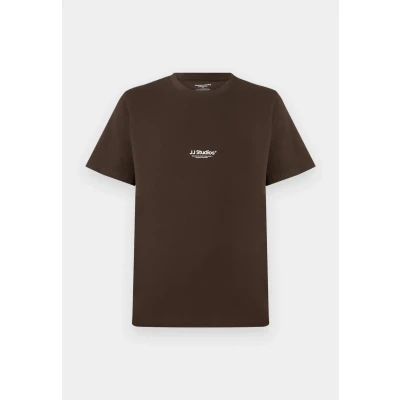 Abbildung von Jack &amp; Jones Jjesoho TEE CREW NECK NOOS Tshirt print, Herren, Größe: Small, Dark brown