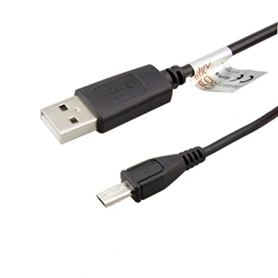 Abbildung von caseroxx USB Kabel, Datenkabel für Simvalley MOBILE Outdoor SPT 210, Kabel als Ladekabel oder zur Datenübertragung in schwarz