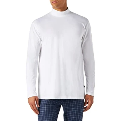 Abbildung von Trigema Herren 637509 Langarmshirt, Weiß (Weiss 001), Medium (Herstellergröße: M)