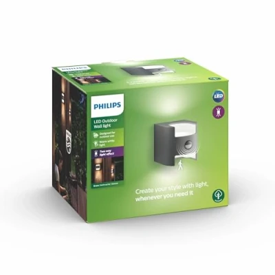 Abbildung von Philips myGarden LED Wandaussenleuchte Grass, 4.5 W, Anthrazit