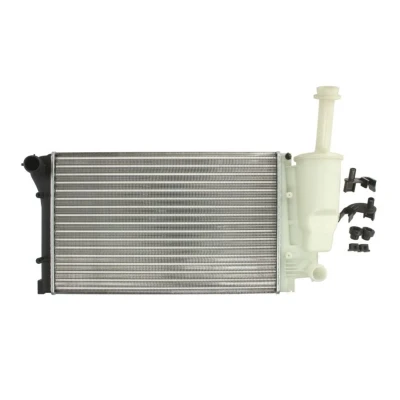 Abbildung von NISSENS 617845 Kühler, Motorkühlung Aluminium 500 322 24 Kühlrippen mechanisch gefügt FIAT: Panda II Hatchback