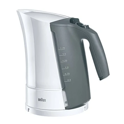 Abbildung von Braun Household Multiquik 3 WK 300 Wasserkocher mit Automatischer Abschaltung Schnellkochsystem 1,7 Liter Herausnehmbarer Kalkfilter 2200 Watt weiß, Einheitsgröße
