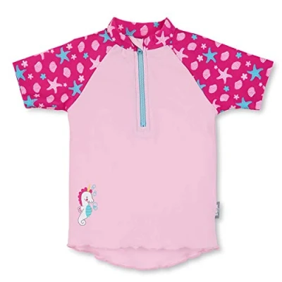 Abbildung von Sterntaler Baby Mädchen Kurzarm schwimmshirt Sealife Rash Guard Shirt, Rosa, 74 80 EU