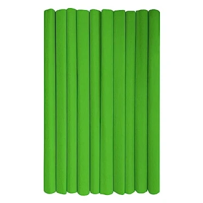 Abbildung von Interdruk Crepe Paper Rolls for Kids, DIY and Decorations Pack of 10 Reels (50cm x 200cm, 28g/m2) 22 Light Green