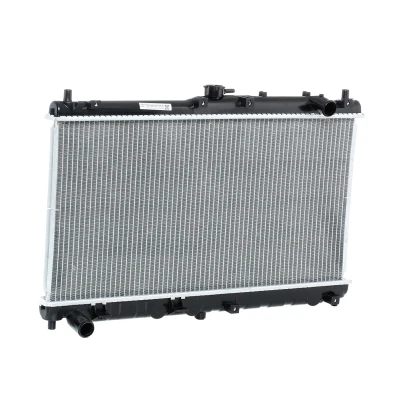 Abbildung von NRF EASY FIT 53317 Kühler, Motorkühlung Aluminium 648 320 16 mit Gummitülle Kühlrippen gelötet