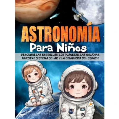 Abbildung von ASTRONOMÍA PARA NIÑOS: Descubre las estrellas, los planetas, galaxias, nuestro sistema solar y la conquista del espacio.