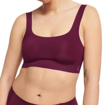 Abbildung von Sloggi FEEL Bustier, Damen, Größe: XS, Claret