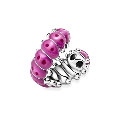 Abbildung von PANDORA MOMENTS Charm &quot;Süße gekräuselte Raupe&quot; Silber 790762C01