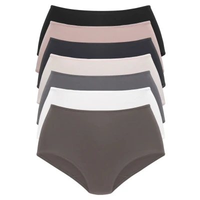 Abbildung von Lascana Vivance BY 7 PACK Slip multicoloured, Damen, Größe: 32/34, Multi/coloured