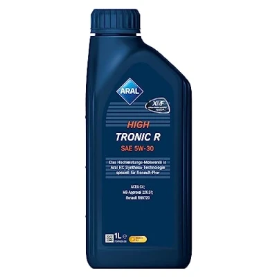 Abbildung von Aral Hightronic R 5W 30 1l Motoröl 15F459 RENAULT: ESPACE 4, CLIO 3, MERCEDES BENZ: C Class Saloon, A Class, T modell