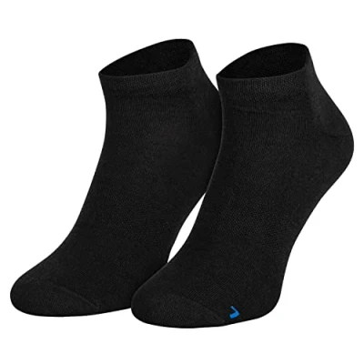 Abbildung von Piarini 3 Paar Herren Damen Sneaker Socken Sneakersocken mit 68% Merinowolle Atmungsaktive Mix Dunkel 39 40 41 42