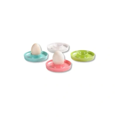 Abbildung von Kesper,41165, Eierbecher Beige/Blau/Grün/Pink