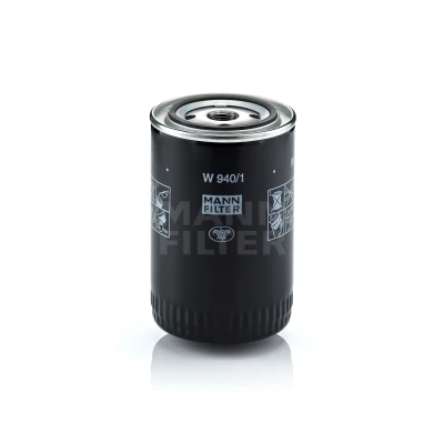 Abbildung von MANN FILTER W 940/1 Ölfilter 3/4 16 UNF mit einem Rücklaufsperrventil Anschraubfilter FORD: Ranger Mk2, TOYOTA: Land Cruiser 40 Off Road