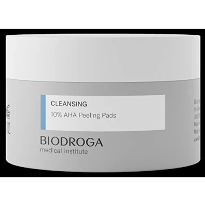 Abbildung von Biodroga 10% AHA Peeling Pads Gesichtspeeling 40 ml Gesichtsreinigung Face Scrub Cleansing