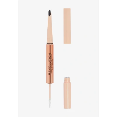 Abbildung von Makeup Revolution Fluffy BROW Filter DUO Augenbrauenfarbe, Größe: One Size, Dark brown