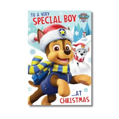 Abbildung von Great Northern Publishing Danilo Promotions Ltd Offizielle Paw Patrol Weihnachtskarte für Sohn, Sohn
