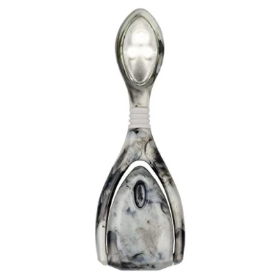 Abbildung von Moses libri_x Leselicht Lumi Plus Marble Grey Klemmleuchte mit Dimmer zum Lesen im Dunkeln in Marmor Optik