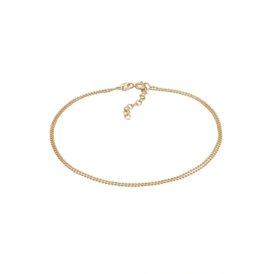 Abbildung von Elli Kugel Layer Fußkettchen, Damen, Größe: 22, Gold