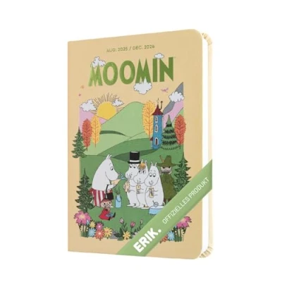 Abbildung von Grupo Erik Hausaufgabenheft Schülerkalender 2025/2026 Moomin Schulplaner 2025 2026 Kalender Taschenkalender Schulkalender Geschenk Einschulung Mädchen und Jungen Schulsachen