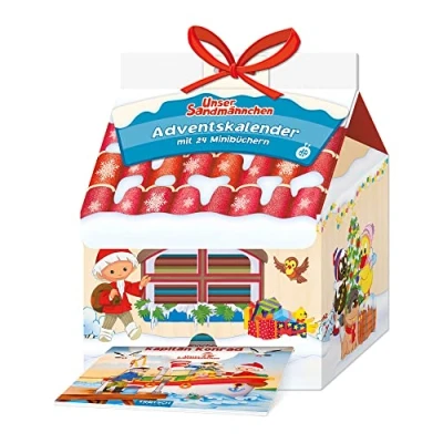 Abbildung von Trötsch Unser Sandmännchen und seine Freunde Adventskalender mit 24 Minibüchern in Geschenkverpackung: Weihnachtskalender Sandmann