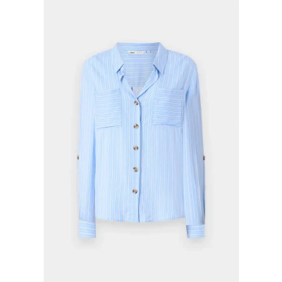 Abbildung von ONLY Onlyasmin Shirt Hemdbluse, Damen, Größe: XS, Light blue