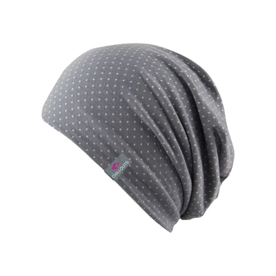 Abbildung von CHILLOUTS Damen Florence Longbeanie, 21 Grey/White, Einheitsgröße EU