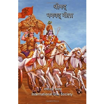 Abbildung von The Bhagavad Gita (Sanskrit Hindi): Original 700 Sanskrit verses translated and explained in Hindi language.