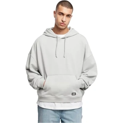 Abbildung von Urban Classics Kapuzenpullover, Herren, Größe: Small, Lightasphalt
