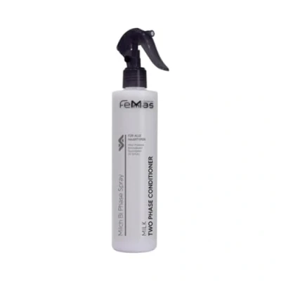 Abbildung von FemMas Bi Phase Spray Milk Sofortpflege 320ml Leave in Pflege Glanz und Geschmeidigkeit Milchproteine beugen Haarausfall vor