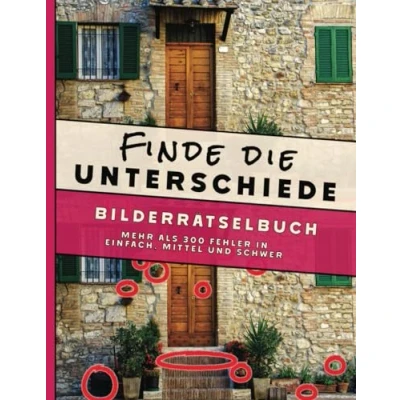 Abbildung von Finde die Unterschiede ein Bilder Rätselbuch: Vol. 2 mehr als 300 Fehler in einfach, mittel und schwer. den für Erwachsene ... Kinder)