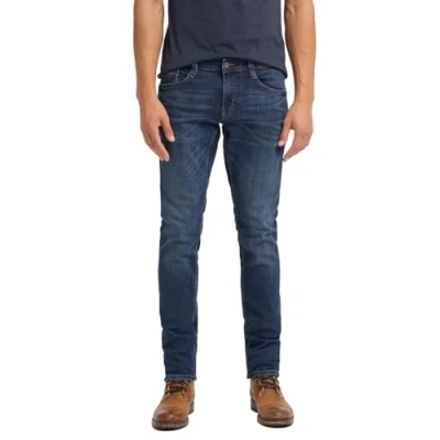 Abbildung von Mustang Oregon Jeans Tapered Fit, Herren, Größe: 32x36, Mid blue denim
