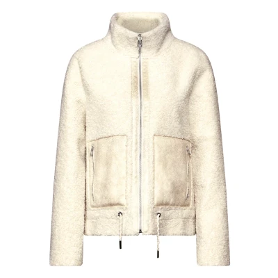 Abbildung von Street One Fleecejacke, Damen, Größe: 44, Weiß