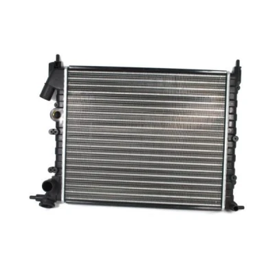 Abbildung von THERMOTEC D7R015TT Kühler, Motorkühlung Aluminium, Kunststoff für Fahrzeuge ohne Klimaanlage 378 430 23 Schaltgetriebe Kühlrippen mechanisch gefügt