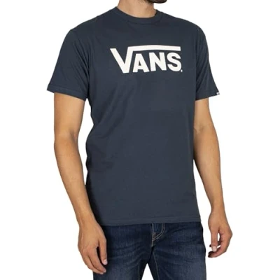 Abbildung von Vans Herren Classic Drop V T Shirt, Indigo Marshmallow, XS