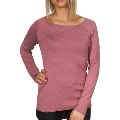 Abbildung von ONLY Onlmila LACY L S LONG Strickpullover, Damen, Größe: XL, Mesa rose