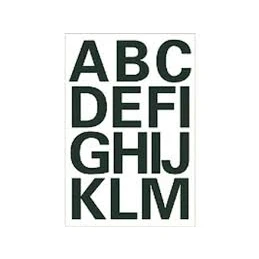 Abbildung von Herma 4169 Buchstaben, 25mm, A Z, Folie wetterfest, weiß, 2 Blatt