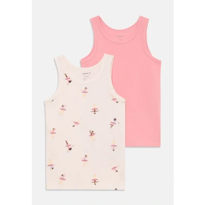 Abbildung von Name it Nmftank Ballarina 2 PACK Unterhemd/shirt für Kinder, Größe: 104, Pearl/peony