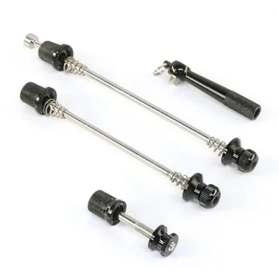 Abbildung von Point Unisex Schnellspanner Schnellspann achsen set Mit Schnellspannhebel, Schwarz, 180mm 145mm And 60mm EU