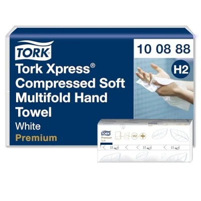 Abbildung von Tork Xpress Komprimierte Weiche Multifold Handtüc Premium 32cm 2 lagig weiß M 12 x 170 Tücher