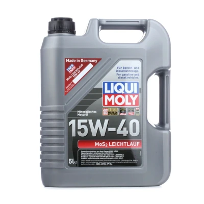 Abbildung von Liqui Moly МoS2 Low Friction 15W 40 5l Motoröl 2571 KIA: cee‘d II Hatchback, Sportage III, Sportswagon, SUZUKI: SWIFT 3, SX4 S Cross